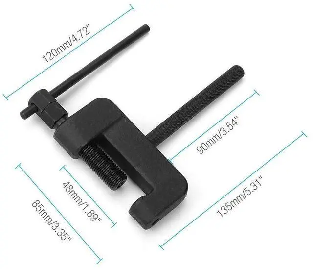 Alt view image 4 of 7 - Motorcycle Chain Breaker Kit Chain Cutter Rivet Tool 520/525/530/630 Pitch ATV
