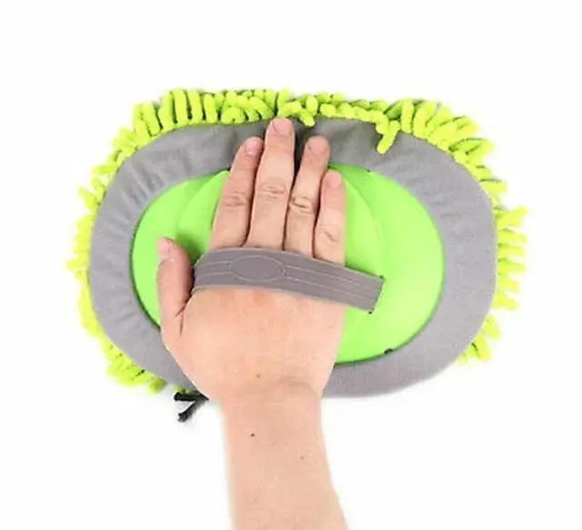 Alt view image 6 of 7 - Adjustable Telescopic Car Wash Brush Kit Mop Long Handle Vehicle Cleaning Tool