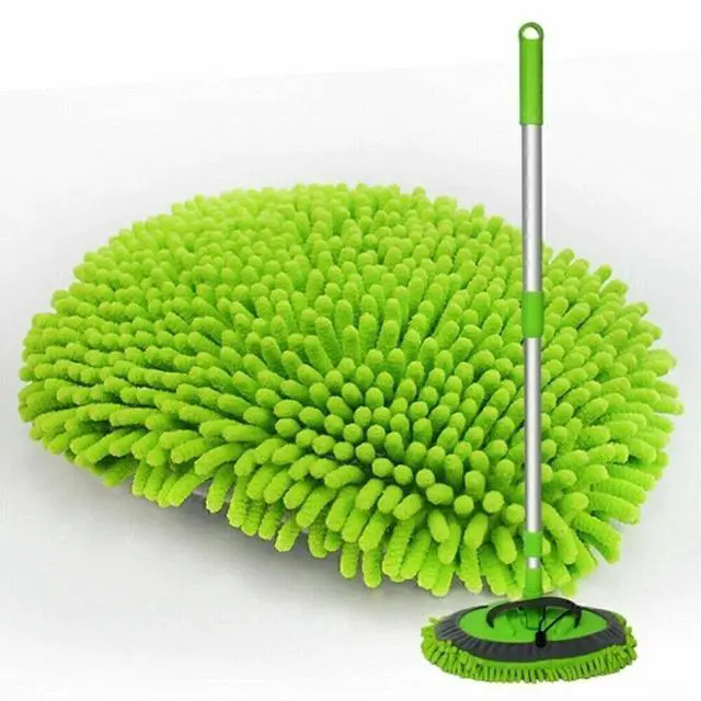 Alt view image 3 of 7 - Adjustable Telescopic Car Wash Brush Kit Mop Long Handle Vehicle Cleaning Tool