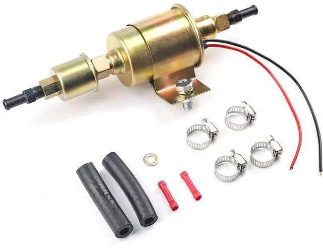Alt view image 7 of 7 - 12V 12S Universal Electric Fuel Pump Inline Low Pressure 5/16" 5-9PSI Gas E8012S