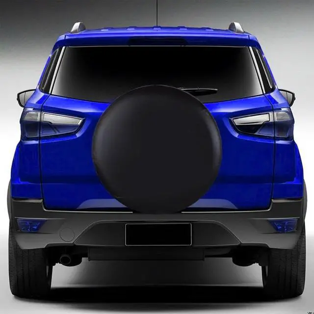 Alt view image 3 of 7 - Universal 14inch Spare Tire Cover PU Leather Fit for Trailer RV Car Truck Wheel