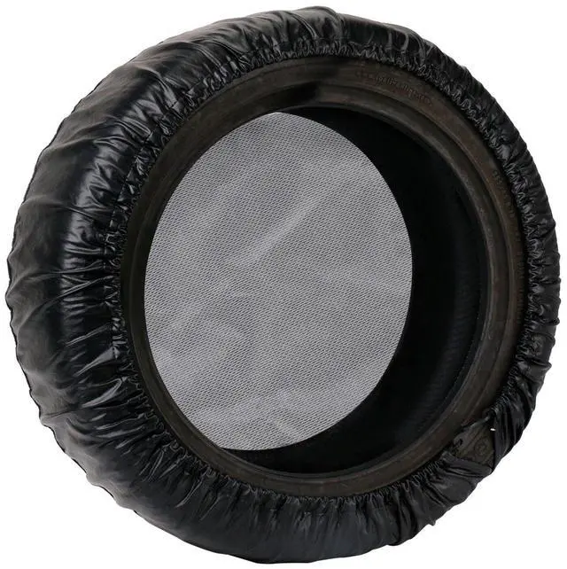 Alt view image 5 of 7 - Universal 14inch Spare Tire Cover PU Leather Fit for Trailer RV Car Truck Wheel