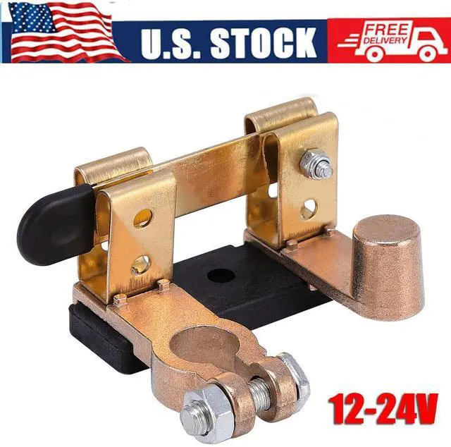 Main image of Knife Blade Switch Battery Disconnect Top Post HEAVY DUTY SHUT OFF Car 12/24V