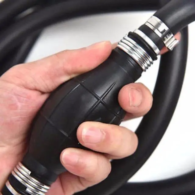 Alt view image 3 of 4 - 3/8" Marine Outboard Boat Motor Fuel Hose Line Assembly with Primer Bulb