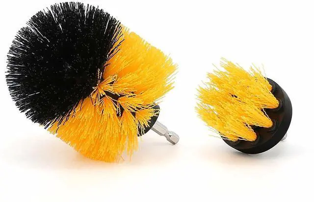 Alt view image 6 of 7 - 5 Pack Drill Brush Attachments Power Cleaning Kit Scrubber Brush for Carpet, Car