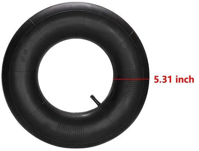Alt view image 2 of 7 - 1 Pair 16x6.50-8 Tubes 16X6.5-8 16X650-8 Mower Tire Inner Tube TR13 Heavy Duty