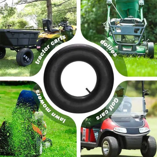 Alt view image 3 of 7 - 1 Pair 16x6.50-8 Tubes 16X6.5-8 16X650-8 Mower Tire Inner Tube TR13 Heavy Duty