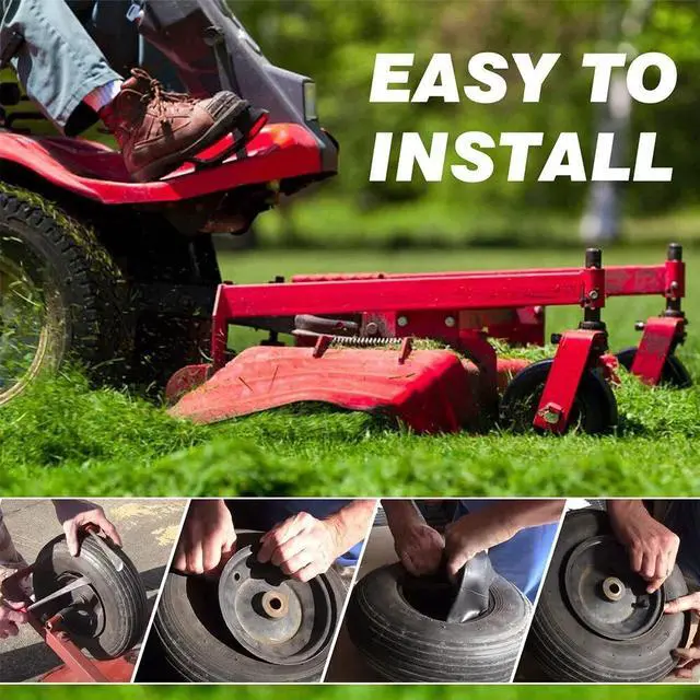 Alt view image 5 of 7 - 1 Pair 16x6.50-8 Tubes 16X6.5-8 16X650-8 Mower Tire Inner Tube TR13 Heavy Duty