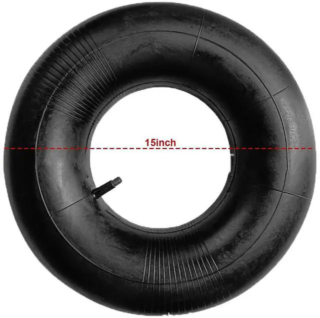 Alt view image 4 of 6 - 1Pair of 15x6.00-6 Lawn Mower Tire Inner Tubes 15X6-6, 15X6x6, 15/6x6 TR13 Valve