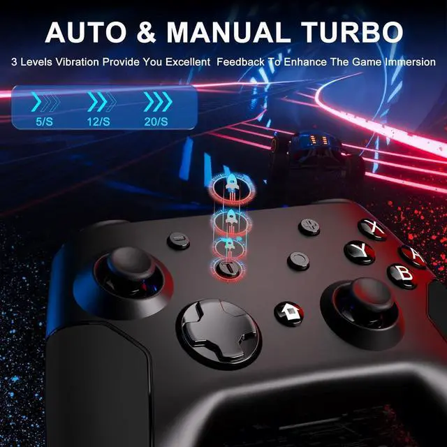 Alt view image 4 of 7 - Pro Wireless Game Controller Gamepad Joystick Remote For Nintendo Switch / Lite