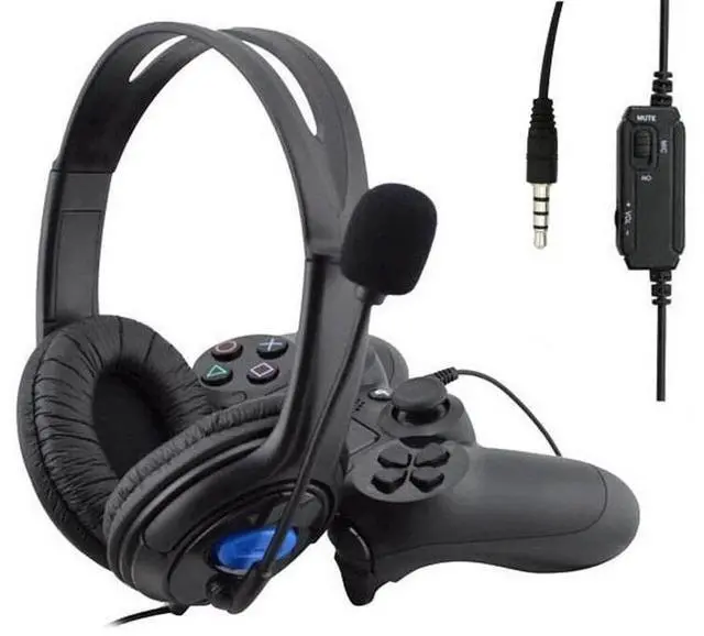 Alt view image 3 of 5 - Wired Stereo Bass Surround Gaming Headset for PS4 New Xbox One PC with Mic