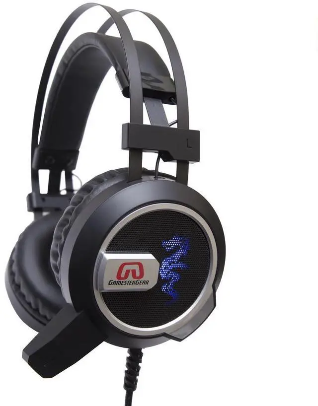 Main image of Over the ear Stereo PC Gaming Headset with Microphone LED lights 3.5 mm Audio