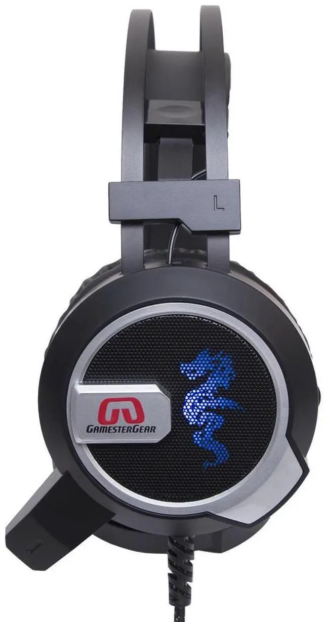 Alt view image 3 of 6 - Over the ear Stereo PC Gaming Headset with Microphone LED lights 3.5 mm Audio