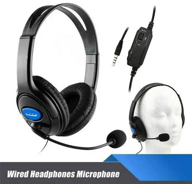 Alt view image 2 of 7 - Audifonos Gamer con Microfono Para PS4 PC Conector 3.5 mm Auriculares con Cable
