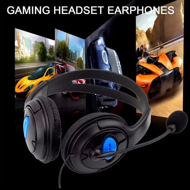Alt view image 5 of 7 - Audifonos Gamer con Microfono Para PS4 PC Conector 3.5 mm Auriculares con Cable
