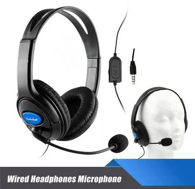 Alt view image 4 of 7 - Audifonos Gamer con Microfono Para PS4 PC Conector 3.5 mm Auriculares con Cable