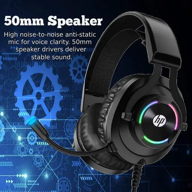 Alt view image 3 of 5 - Wired Gaming Headset with Microphone for Xbox. PS4. PC. Laptop