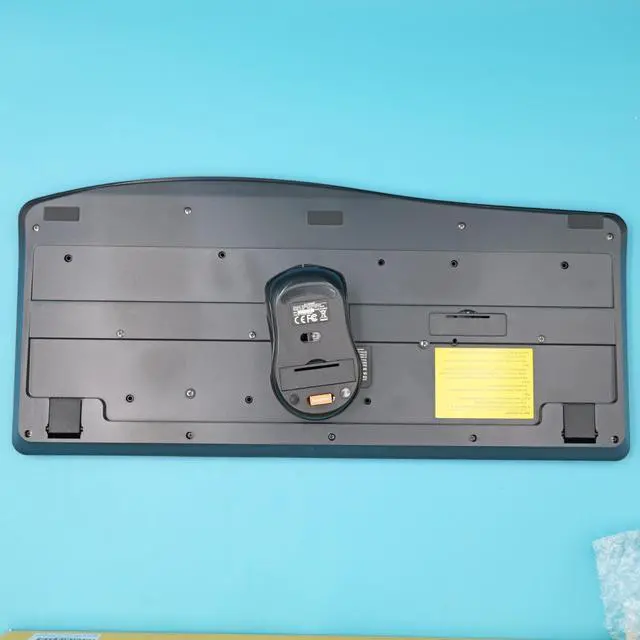 Alt view image 3 of 5 - Wireless Keyboard and Mouse Combo,  2.4GHz Full Sized Ergonomic Wireless