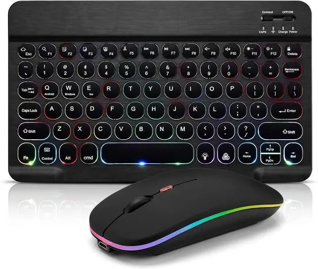 Main image of Bluetooth Keyboard and Mouse Combo for iPad - Rechargeable Wireless Keyboard