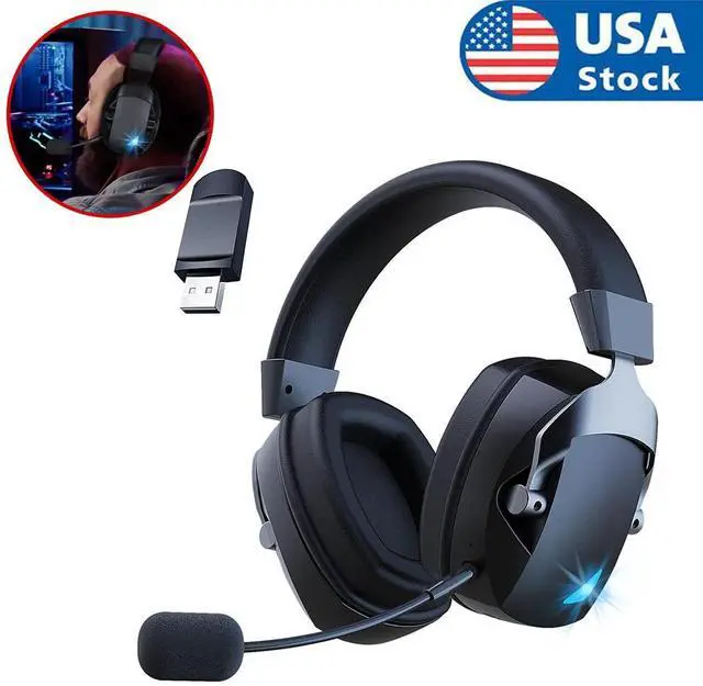 Main image of Wireless Gaming Headset 2.4GHz USB Gaming Headphones for PS5/PS4/PC/Switch
