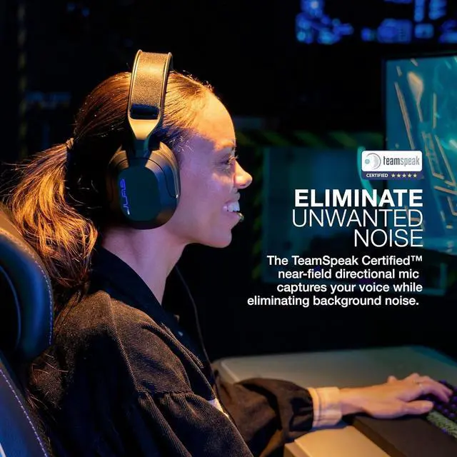 Alt view image 5 of 6 - JLab Nightfall Wired Gaming Headset Over Ear, Boom Mic, PS5, PS4, XBox, PC