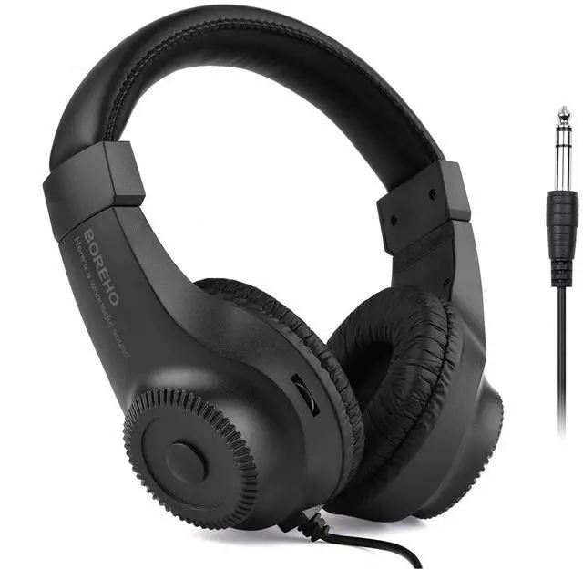 Main image of Wired Stereo Monitor Headphones Over Ear Headset For Guitar Drum Amplifier P3E2