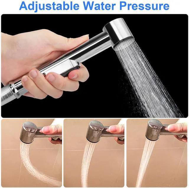 Alt view image 4 of 7 - Hand Held Toilet Bidet Sprayer Bathroom Shower Water Spray Head w/1.5m Hose Part