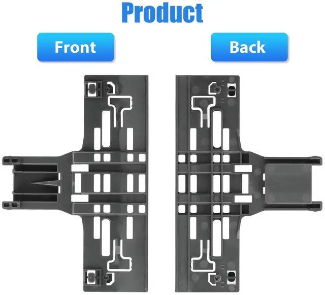 Alt view image 2 of 7 - 8 Pcs Upgraded Dishwasher Top Rack Adjuster Replacements Parts Kit For W10546503