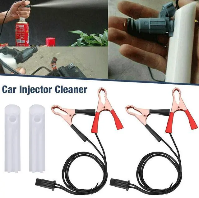 Alt view image 2 of 7 - Universal Vehicle Fuel Injector Flush Cleaner Adapter DIY Kit Car Cleaning Tool