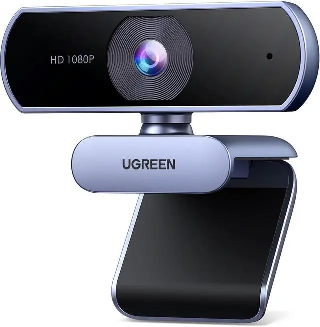 Main image of UGREEN 1080P Webcam with Microphone, Full HD USB Web Camera, 85° FOV, Noise-Canceling, Plug and Play, Auto Light Correction, Video Webcam for Streaming/Conferencing, Zoom/Skype/YouTube, Switch 2
