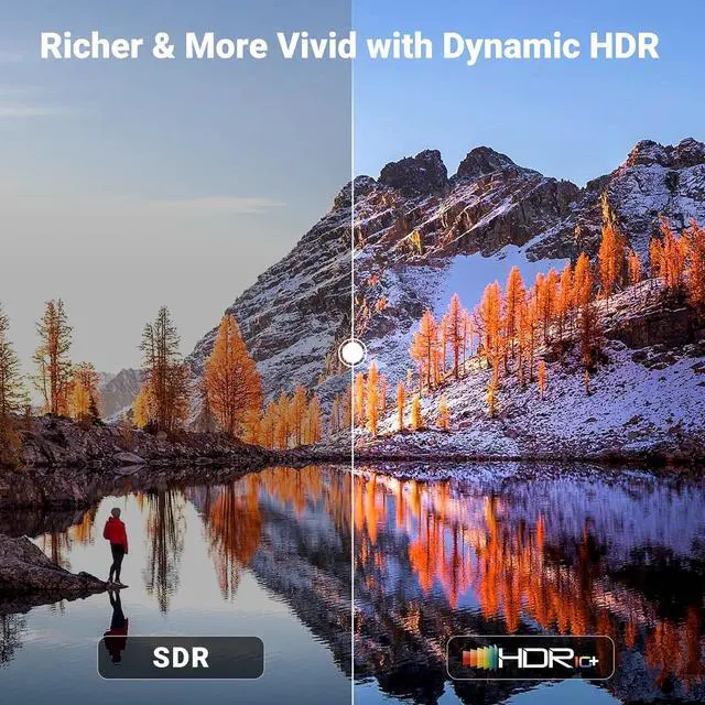 Alt view image 5 of 7 - UGREEN 8K HDMI 2.1 Cable Certified 10FT, 10K Ultra High Speed HDMI Cord 4K 240Hz 48Gbps HDCP 2.2&2.3 eARC HDR Dolby Compatible for PS5 Xbox Series X/Switch 2/Roku TV/Laptop/Monitor/Mac mini M4 Pro