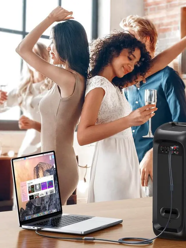 Alt view image 7 of 7 - UGREEN 3.5mm Female to 2 RCA Male Cable Gold Plated Stereo RCA Auxiliary Audio Adapter Flexible Metal Shell Y Splitter Aux Cord Compatible with iPod MP3 DVD DJ Controller Mixer Speaker, 0.65FT