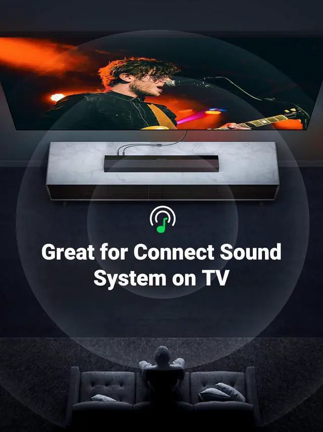 Alt view image 4 of 7 - UGREEN 3.5mm Female to 2 RCA Male Cable Gold Plated Stereo RCA Auxiliary Audio Adapter Flexible Metal Shell Y Splitter Aux Cord Compatible with iPod MP3 DVD DJ Controller Mixer Speaker, 0.65FT