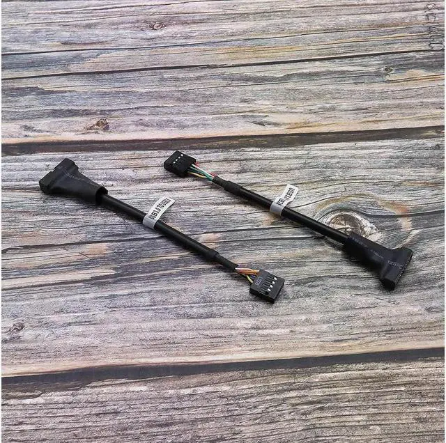 Alt view image 4 of 6 - USB 3.0 19 Pin Male to USB 2.0 9 Pin Female Motherboard Cable Adapter ale/Female Housing Converter (19Pin Male to 9Pin Female)