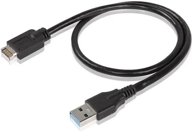Main image of USB 3.1 Type E to USB 3.0 A Extension Cable, USB 3.1 Front Panel Type E to USB A 3.0 Conversion Cable, Type E 3.1 Male Extension Cable for Computer 0.5M (USB to Type-E)
