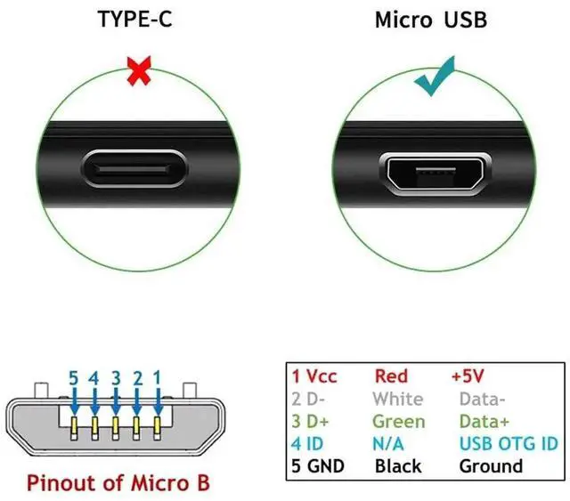 Alt view image 2 of 7 - Down Angled 90 Degree Micro USB 2.0 Type 5Pin to USB 2.0 Type-A Data Charge Cable 480Mbps Data for Phone Tablet Computer Camera (25cm)