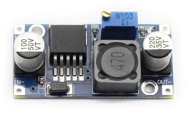Alt view image 3 of 4 - JVFYI 2pcs DC-DC Buck Converter Power Module 3A Adjustable Step-Down LM2596 Voltage Regulator 24V to 12V 5V 3V