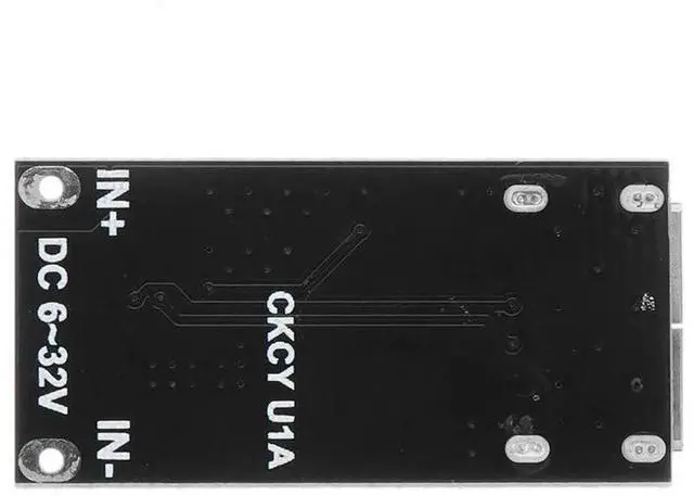 Alt view image 3 of 3 - JVFYI 2PCS DC-DC Power Buck Module 6V-32V12V24V to QC3.0 Fast Charging Single USB Charging Converter Board