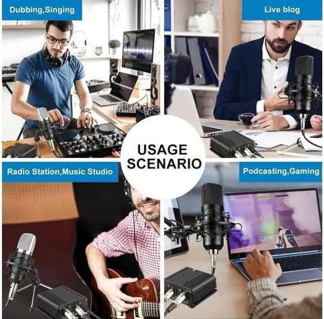 Alt view image 3 of 6 - 1Channel 48V Phantom Power Supply with Adapter BONUS+XLR 3 Pin Microphone Cable for Any Condenser Microphone Music Recording Equipment