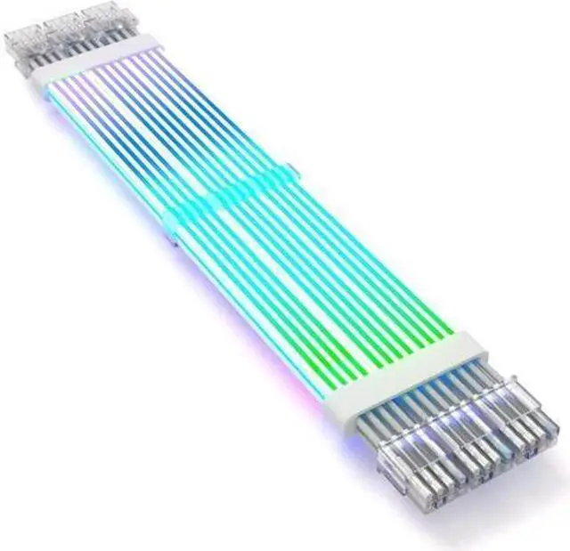 Alt view image 7 of 7 - RGB PC Cables,Strimmer 3x8 pin Extension Cable,PC Graphic Card Power Supply,5V 3Pin Sync ARGB PSU Cable
