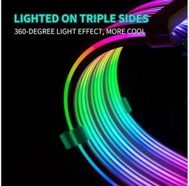 Alt view image 2 of 7 - RGB PC Cables,Strimmer 3x8 pin Extension Cable,PC Graphic Card Power Supply,5V 3Pin Sync ARGB PSU Cable