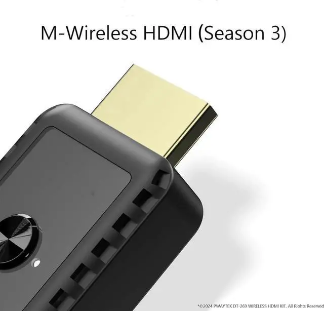 Alt view image 5 of 7 - Wireless HDMI Transmitter and Receiver with Adapter 4K, Wireless HDMI Extender 1080P HDMI Wireless Kit, Plug & Play, Support 2.4/5GHz for Streaming Video and Audio to Monitor from Laptop/Pc/Tv Box