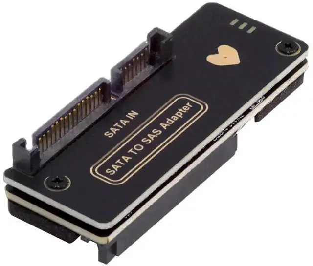 Main image of JVFYI 8482 SAS 29Pin to 7+15 22Pin SATA Hard Disk Drive Raid Adapter with Chipset and Power Port