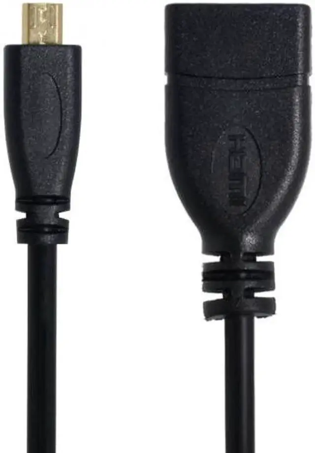 Alt view image 6 of 7 - JVFYI Micro HDMI male to HDMI female Adapter short Cable 10cm for XOOM Droid X