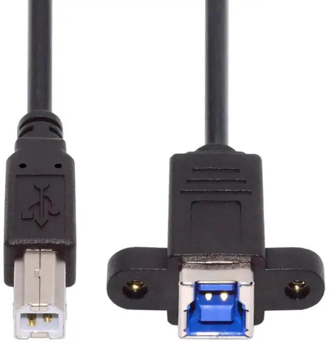 Main image of JVFYI USB 3.0 Type-B Female to USB2.0 Type-B Male Cable Extension 5Gbps for Disk SSD Camera Data 30cm