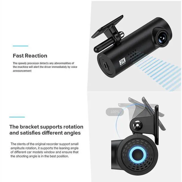 Alt view image 4 of 6 - JVFYI Lf9 Dash Camera Video Camera with App Car Dvr Wifi sony Dashcam Camera Hidden Mini Dash Cam Wifi Inside Smart 2k Dash Cam