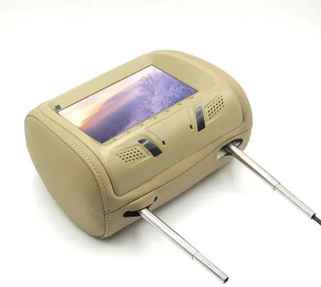 Alt view image 4 of 5 - JVFYI Luxury and Affordable in Car Rear Seat Dual 7'' DVD Universal Replacement Headrest Player With Built in Monitor and Screens