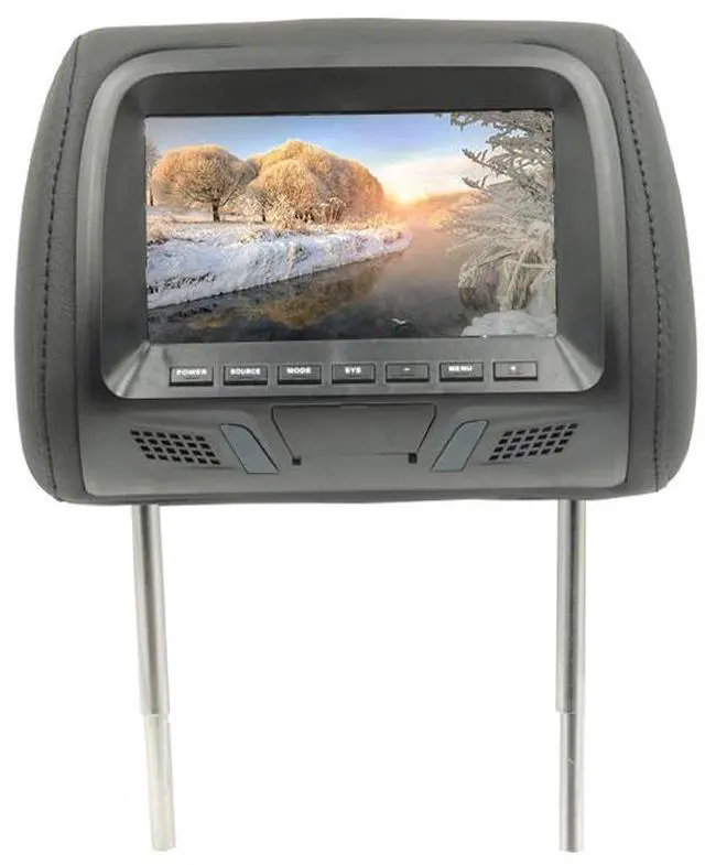 Main image of JVFYI Luxury and Affordable in Car Rear Seat Dual 7'' DVD Universal Replacement Headrest Player With Built in Monitor and Screens