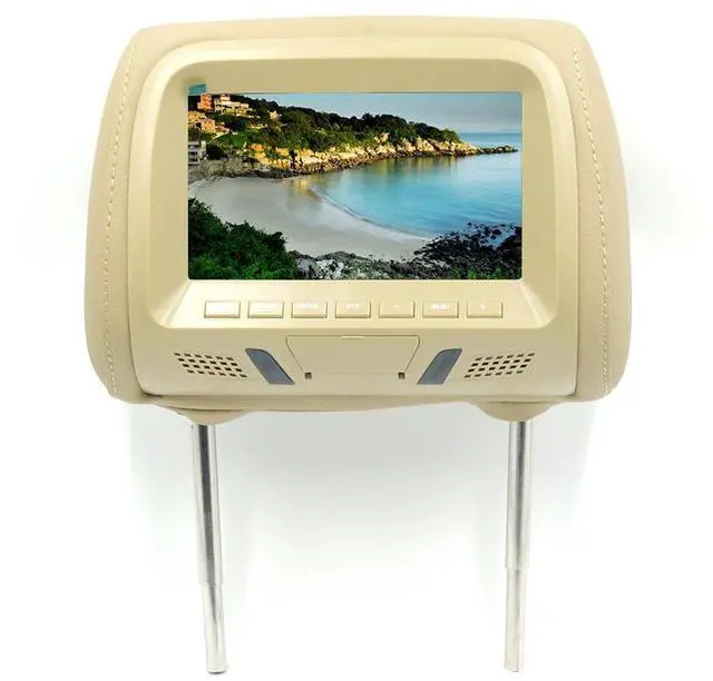 Alt view image 5 of 5 - JVFYI Luxury and Affordable in Car Rear Seat Dual 7'' DVD Universal Replacement Headrest Player With Built in Monitor and Screens