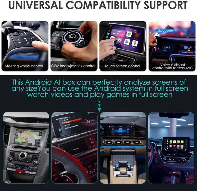 Alt view image 5 of 5 - S21 Android 9.0 Carplay Usb Multimedia Car Smart Box Ai Portable Carplay Wireless Adapter Wireless Carplay Ai Box